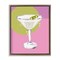 Stupell Industries Olive Martini Cocktail Framed Floater Canvas Wall Art Design by Susan Jill